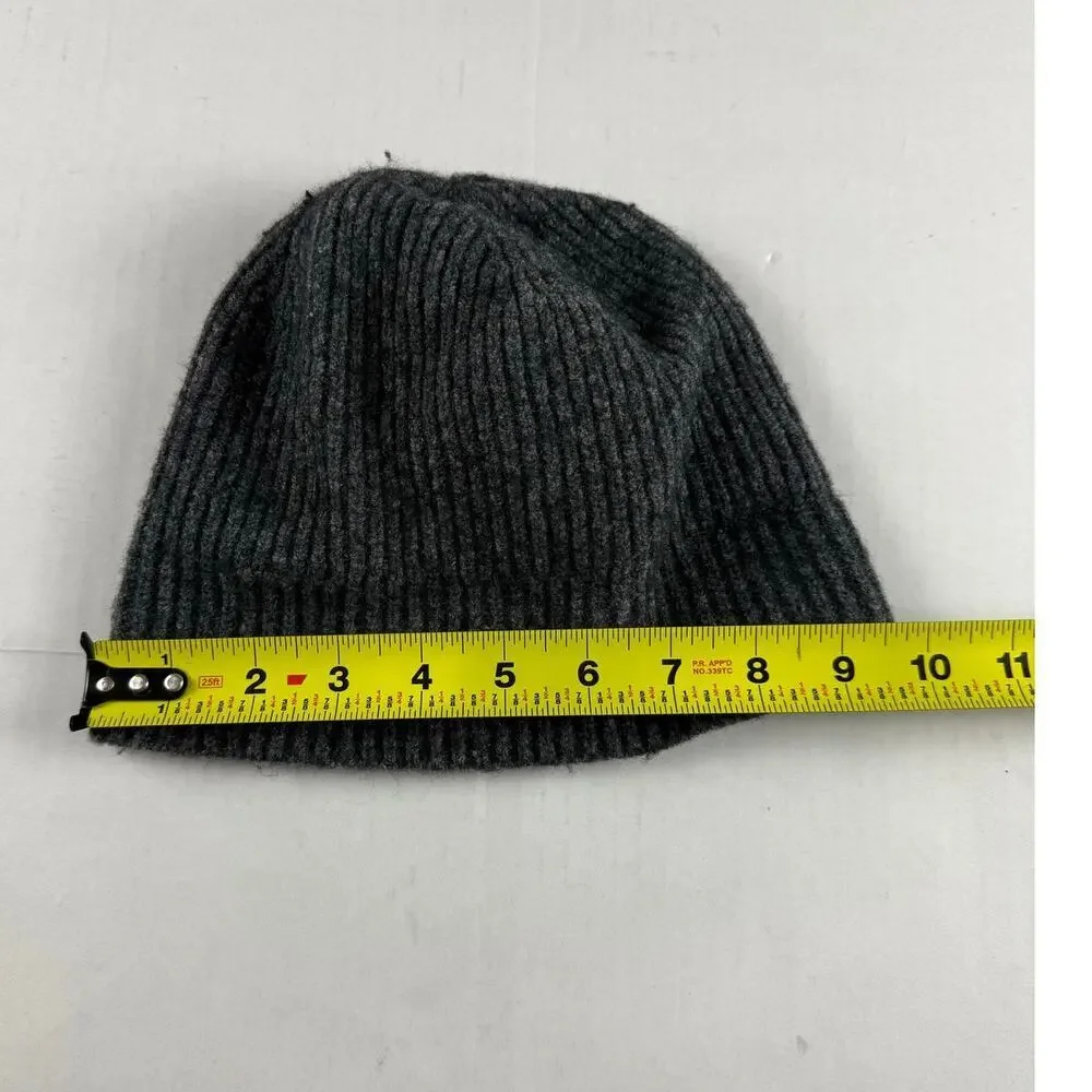Polo Ralph Lauren Boys' Knit Beanie Hat - Gray Embroidered Pony